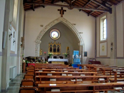 Chiesa di San Giuseppe a Colleranesco: interno