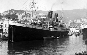 Nave "Dante Alighieri" (1914) - Societ� Transatlantica Italiana
