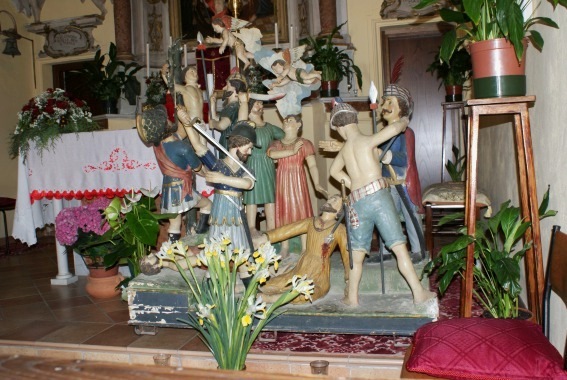 Chiesa della Nativit� di Maria ad Abetemozzo (Teramo): I Santi Martiri