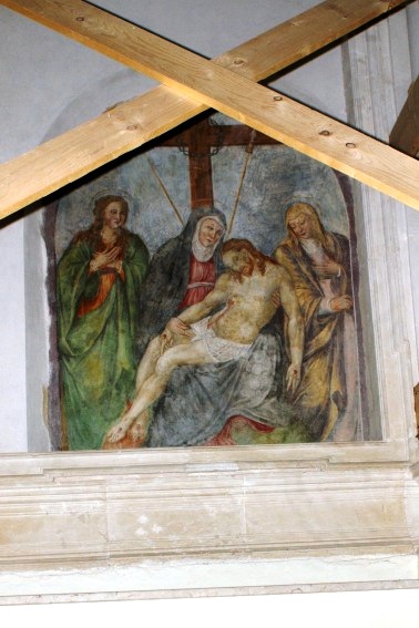 Chiesa di S.Giovanni Battista a Collimento di Lucoli (Aq): La Piet�
