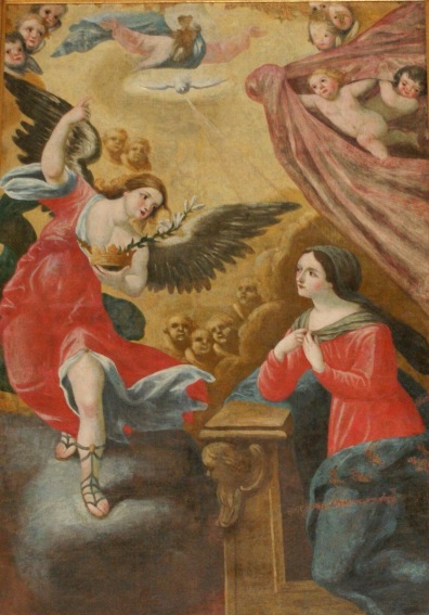 Chiesa della SS.ma Annunziata a Piano Risteccio (Te): L'Annunciazione (XVII secolo)